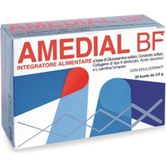 Amedial BF - Alfasigma - 20 bustine - Integratore alimentare che aiuta il trofismo cartilagineo