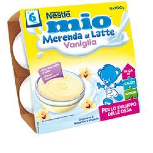 MIO MERENDA VANIGLIA 4X100G