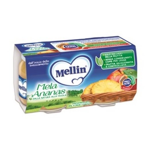 MELLIN OMOG MELA/ANANAS 2X100G