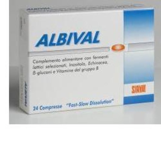 ALBIVAL PROBIOTICO 24CPR