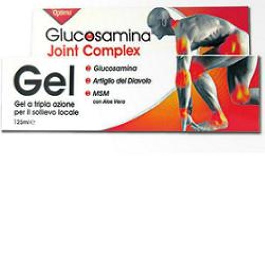 Glucosamina Joint Complex Plus - Optima Naturals - Tubetto da 125 ml - Gel che dona sollievo contro infiammazioni e dolore