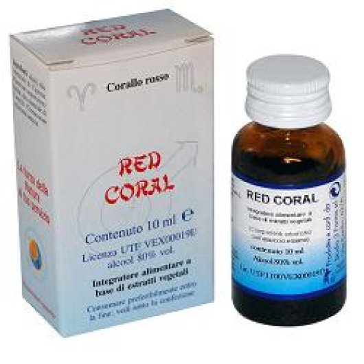 Red Coral - Herboplanet - Flacone da 10 ml - Integratore alimentare che favorisce la digestione