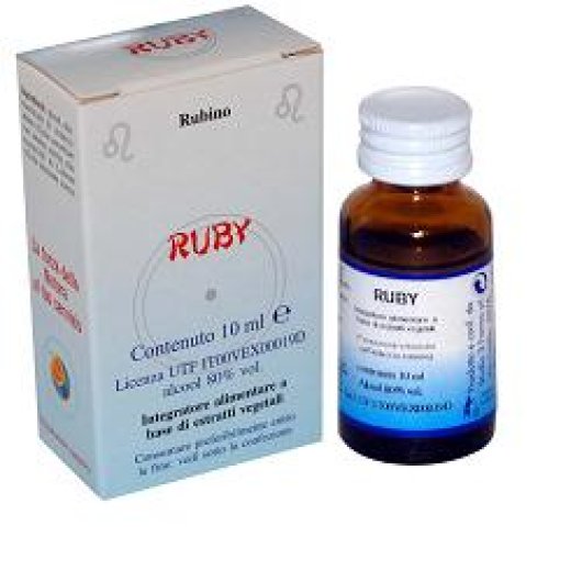 Ruby - Herboplanet - Flacone da 10 ml - Integratore alimentare che favorisce la funzione digestiva