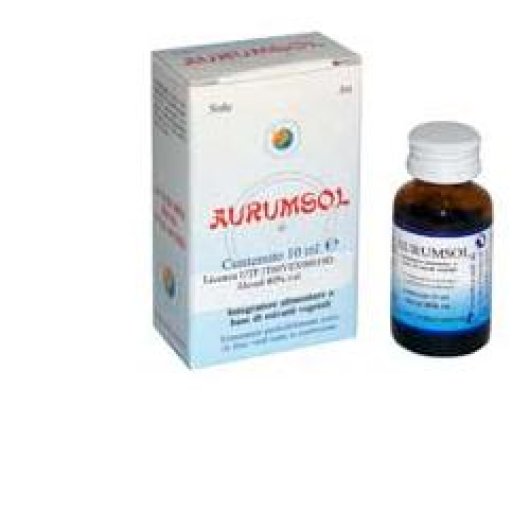 Aurumsol - Herboplanet - Flacone da 10 ml - Integratore alimentare ad azione antiossidante e rilassante