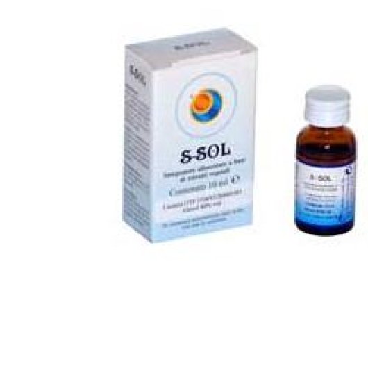 S-Sol - Herboplanet - Flacone da 10 ml - Integratore alimentare che favorisce la funzione digestiva