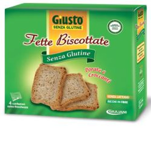 GIUSTO S/G FETTE BISCOTTATE250