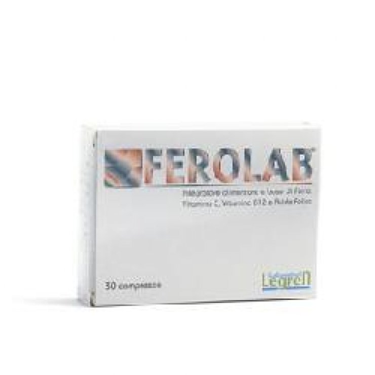 Ferolab - Laboratori Legren - 30 compresse - Integratore alimentare di ferro