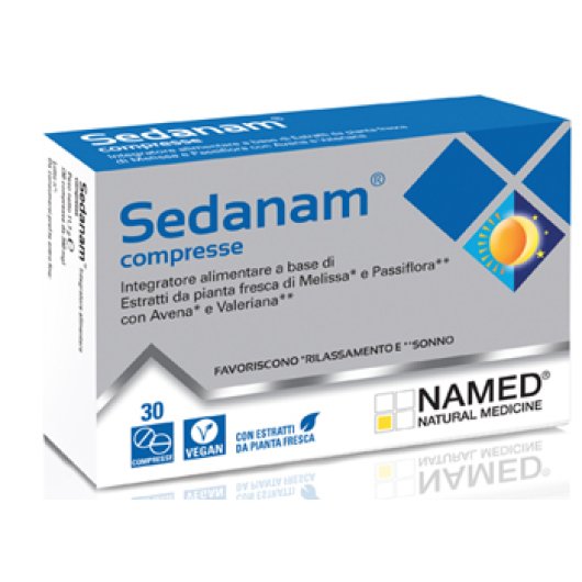 SedaNam - Named - 30 compresse - Integratore alimentare che favorisce il rilassamento