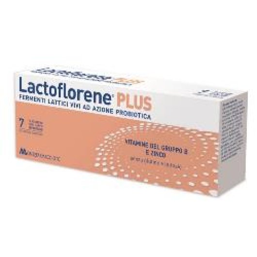 Lactoflorene Plus - Montefarmaco - 7 Flaconcini -Integratore alimentare di Fermenti lattici vivi