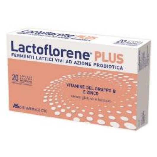 Lactoflorene Plus - Montefarmaco - 20 capsule -Integratore alimentare di Fermenti lattici vivi