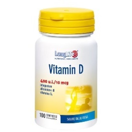 LONGLIFE VIT D3 400UI 100CPR