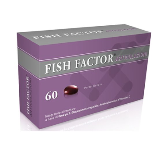 Fish Factor Articolazioni - Alfasigma - 60 perle piccole - Integratore alimentare che favorisce le normali funzionalità articolari