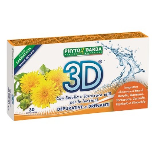 3D FAST - Il depurativo - Named - 30 compresse - Integratore alimentare utile per le funzioni depurative e drenanti