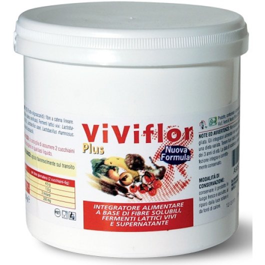 Viviflor - Avd Reform - Barattolo da 250 grammi - Integratore alimentare a base di fibre e fermenti lattici