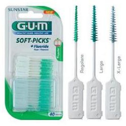 GUM SOFTPICKS SCOV GOM REG40PZ