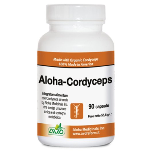 Aloha Cordyceps - Avd Reform - 90 capsule - Integratore ad azione tonica e di sostegno metabolico