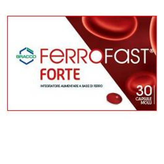 Ferrofast Forte - Dompé - 30 capsule molli - Integratore alimentare di Ferro