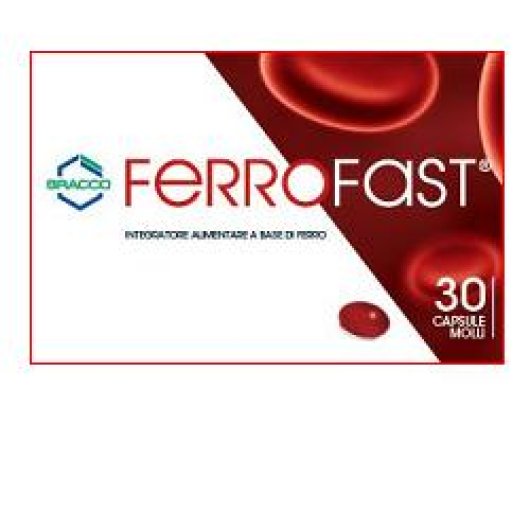 Ferrofast - Dompé - 30 capsule molli - Integratore alimentare di Ferro