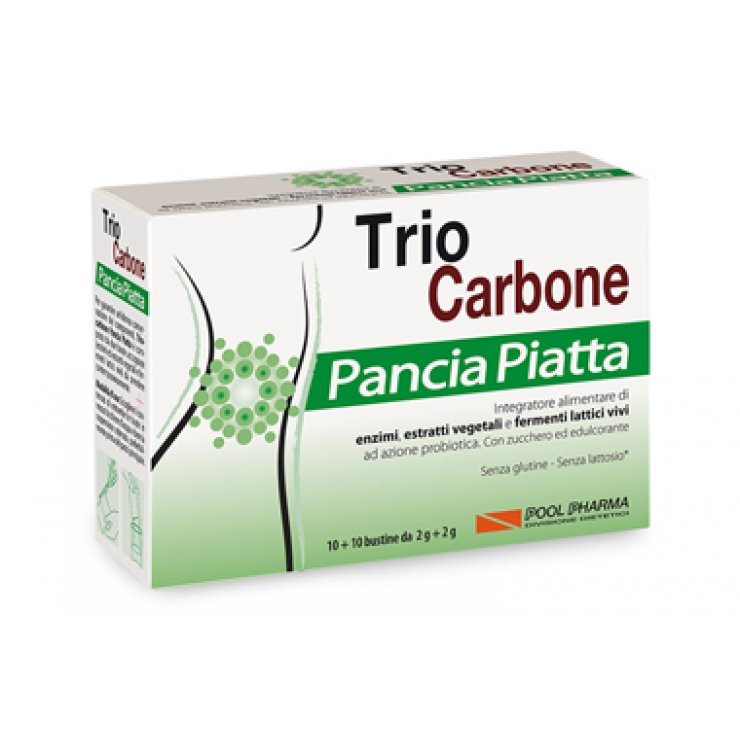 Triocarbone Pancia Piatta 10+10 Bustine