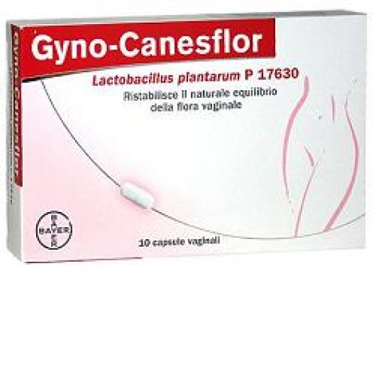 Gyno-Canesflor - Bayer - 10 capsule - Dispositivo medico che aiuta a contrastare le recidive delle infezioni vaginali