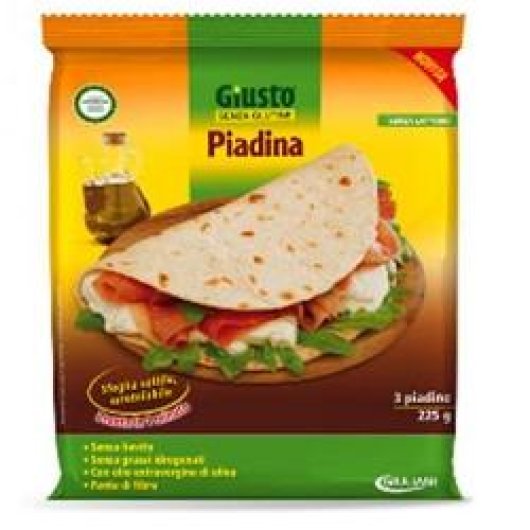 GIUSTO S/G PIADINA 200G