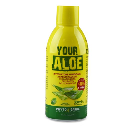 Your Aloe - Named - Flacone da 500 ml - Integratore alimentare che favorisce le funzioni depurative dell'organismo 