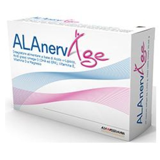 AlaNerv Age - Alfasigma - 20 capsule - Integratore alimentare che contribuisce alle normali funzioni muscolari, riducendo stanchezza e affaticamento