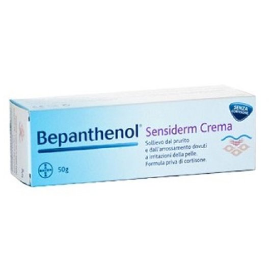 Bepanthenol - Sensiderm - Bayer - Tubetto da 50 grammi - Crema che dona sollievo dal prurito e aiuta la rigenerazione della pelle