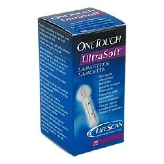 ONETOUCH ULTRASOFT 25 LANCETTE