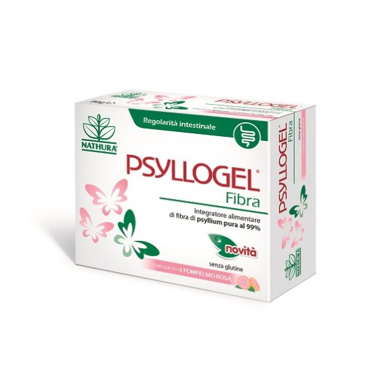  Psyllogel Fibra Pompelmo Rosa- Nathura - 20 Bustine 43 G