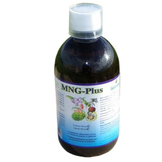 MNG Plus - Herboplanet - Flacone da 500 ml - Integratore alimentare ad azione antiossidante, contro la stanchezza fisica e mentale 