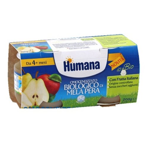 Humana Omog Me/pera Bio 2x100g