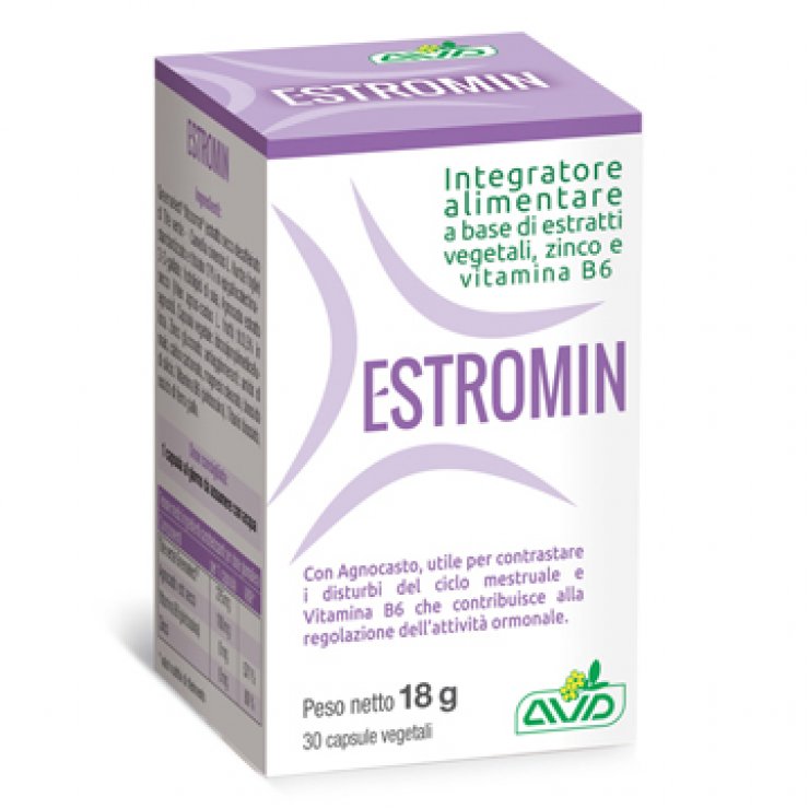 Estromin - Avd Reform - 30 capsule - Integratore alimentare per contrastare i disturbi del ciclo mestruale