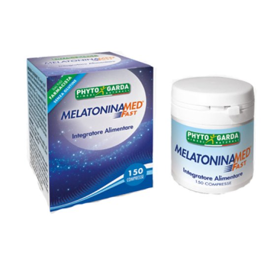 MelatoninaMed Fast - Named - 150 compresse - Integratore alimentare con melatonina, utile in caso di difficoltà legate al sonno e al jet lag