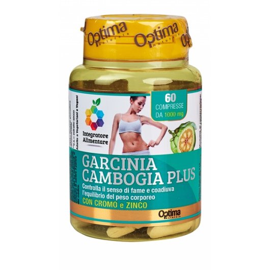 Colours of Life - Garcinia Cambogia Plus - Optima Naturals - 60 compresse - Integratore alimentare che favorisce il dimagrimento e aiuta nel controllo del peso