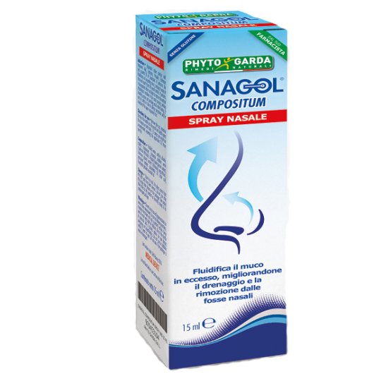 Sananose Compositum - Named - Flacone da 50 ml - Spray nasale ad azione decongestionante sulla mucosa nasale 