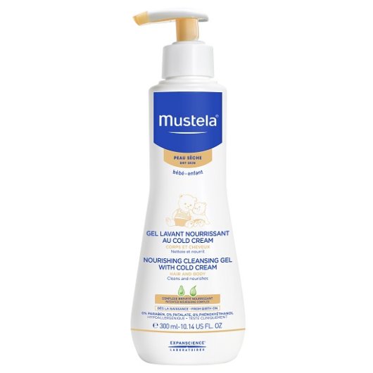 Mustela Detergente Nutriente alla Cold Cream corpo e capelli 300ml