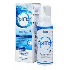 OptiMar - Spray naso - Optima Naturals - Flacone da 100 ml - Spray nasale che allevia la congestione e idrata le cavità nasali irritate