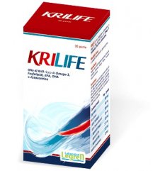Krilife - Laboratori Legren - 30 perle - Integratore alimentare di Omega-3