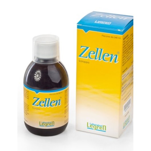 Zellen - Laboratori Legren - Flacone da 240 ml - Sciroppo per il benessere di gola e vie respiratorie