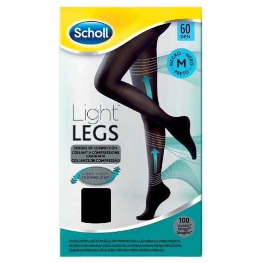 SCHOLL LIGHTLEGS60 DEN M NERO