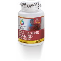 Collagene Marino - Colours of Life - Optima Naturals - 60 capsule - Integratore alimentare a base di Collagene Marino