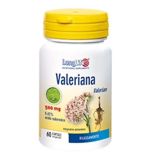 LONGLIFE VALERIANA 60CPS 500MG