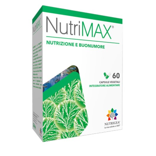 NutriMAX - Nutrigea - 60 capsule - Integratore alimentare per la nutrizione e il buonumore