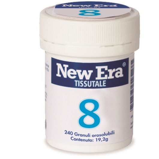 New Era 8 - Named - 240 compresse orodispersibili - Integratore alimentare utile per regolare le contrazioni dolorose della muscolatura liscia e striata 