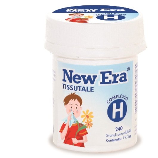 New Era H - Named - 240 compresse orodispersibili - Integratore alimentare utile in caso di secrezioni nasali acquose, pollinosi, rinite allergica, dermatite allergica, eczemi allergici