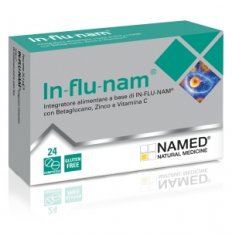 In-flu-nam - Named - 24 compresse - Integratore alimentare per la funzionalità delle prime vie respiratorie e per la normale funzione del sistema immunitario