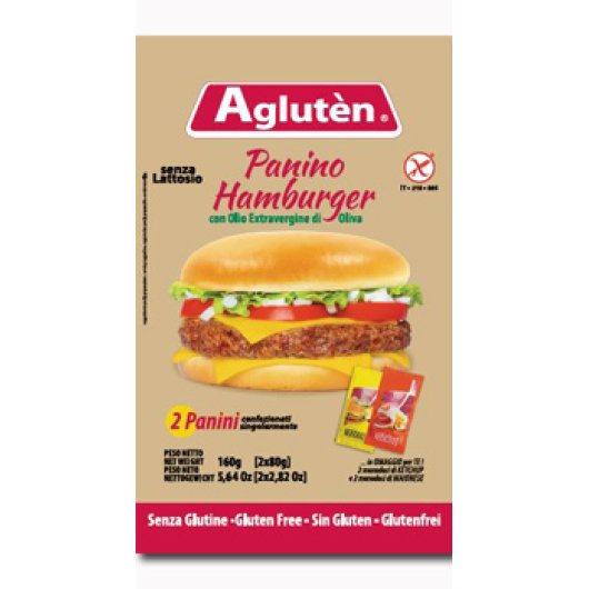 AGLUTEN PANINO HAMBURGER 160G