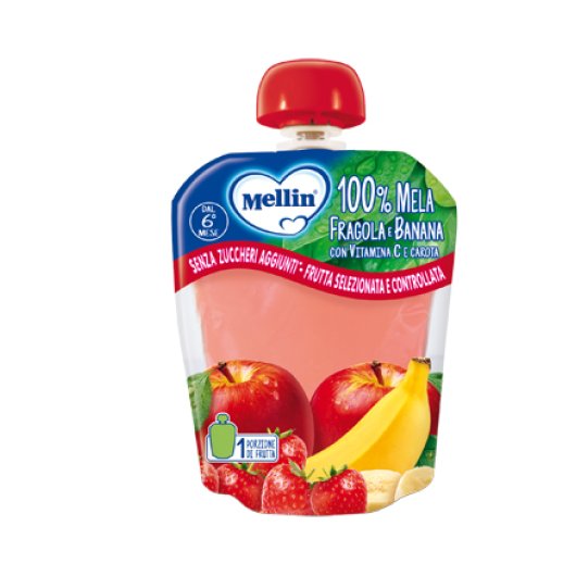 MELLIN 100% MELA FRAGOLA BANAN