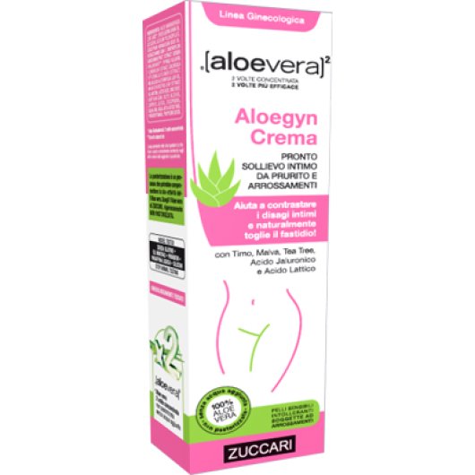 Aloegyn Crema - Zuccari - Tubo da 50 ml - Crema che dona pronto sollievo da prurito intimo e arrossamenti